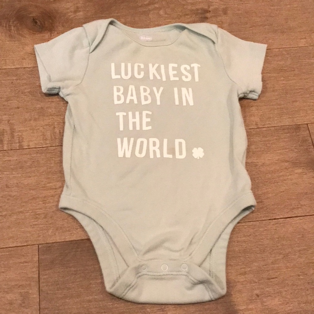 Light green Saint Patrick’s Day onesie